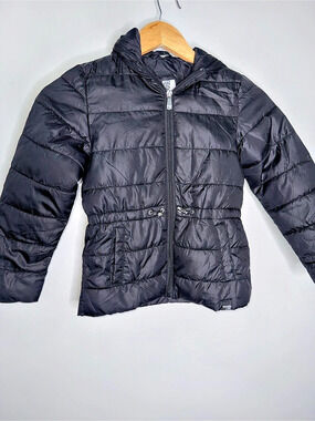 kensie girl Girls' Black Puffer Jacket Size 6X !